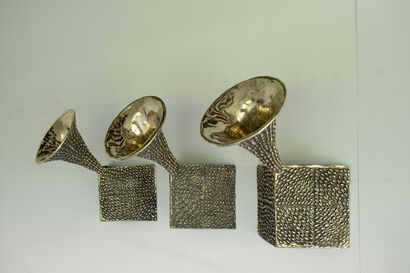 Sprachrohr - Speaking Tube - a Sculpture & Installation Artowrk by Linda Maria Schwarz